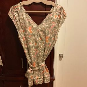 Banana Republic or J Crew Silk tank tunic blouse vest